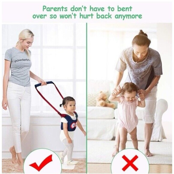 Adjustable Walking Baby Infant Child Harness Safety Lifting Walker 7-24 Months - Picture 3 of 6